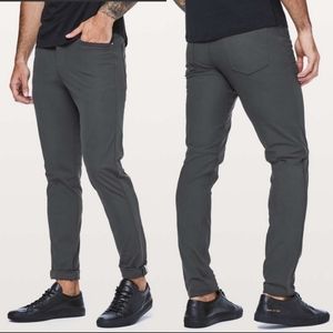 Lululemon mens ABC slim fit warpstreme dark gray pants Roughly 28L